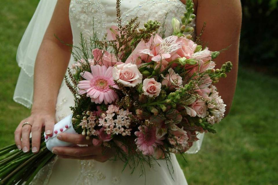 Bouquet in pink