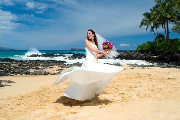 South Maui Beach Wedding