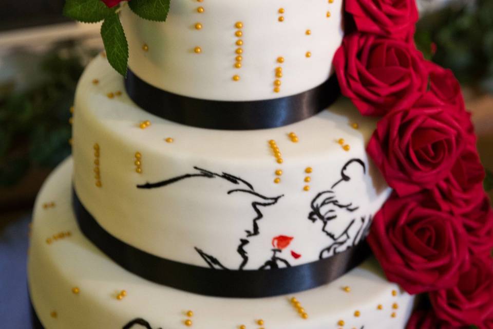 The wedding cake - AMW Photography