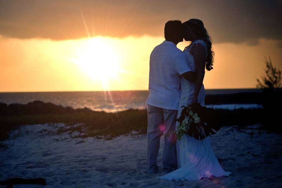 Beautiful Sunset Wedding