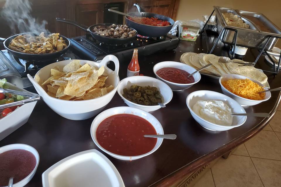 Fajita Action Station