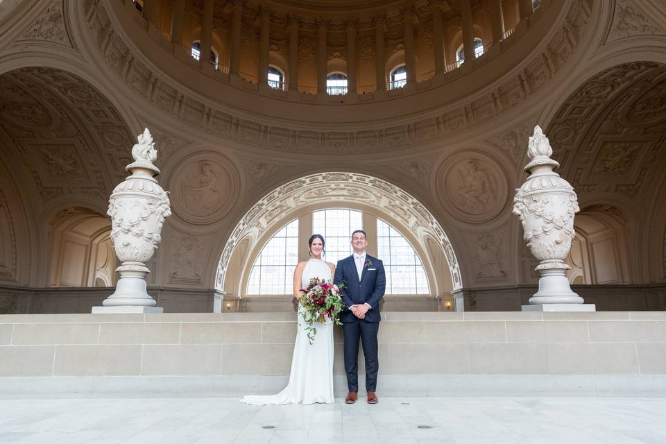 SF City Hall wedding