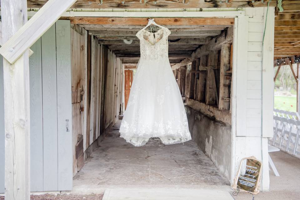 Barn at Ever Thine Dress