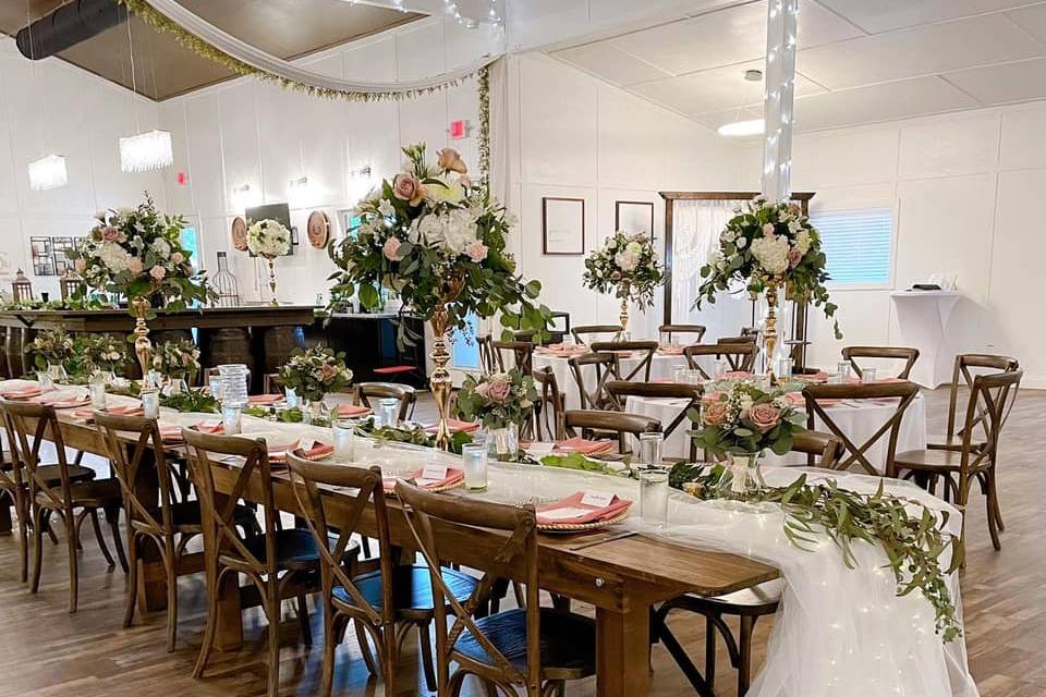 Reception Head Table