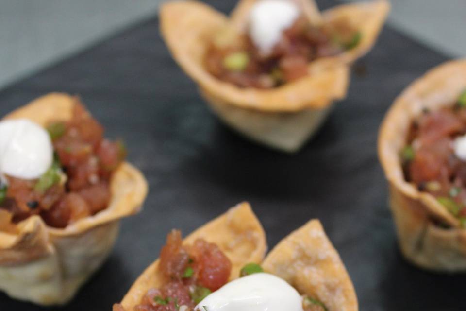 Ahi Tuna Cups