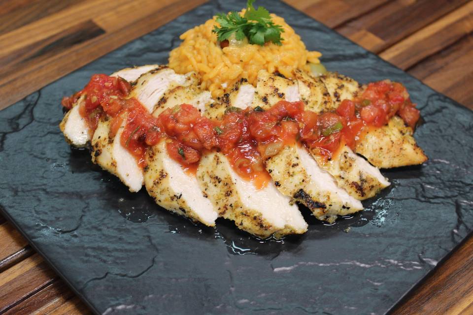 Pollo con Pico de Gallo