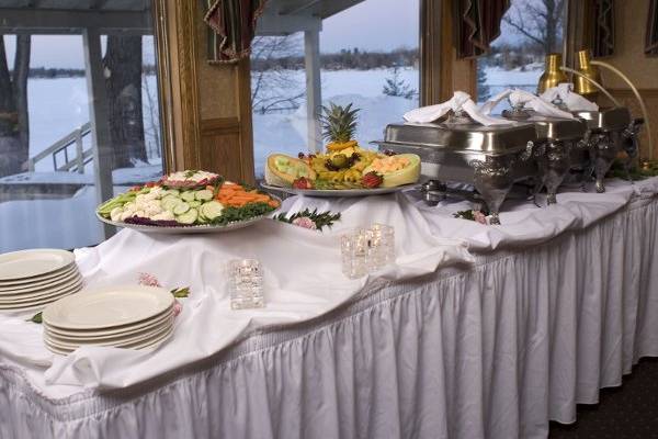 We provide our clients all types of services from buffets, family style and plated meals.
