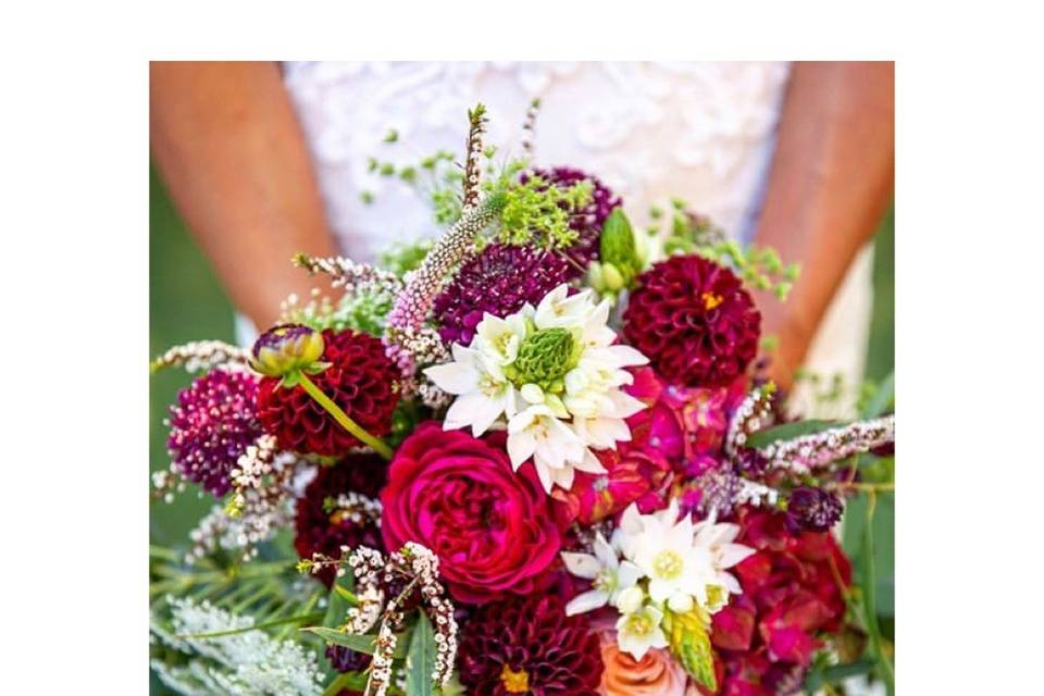 Burgundy bouquet