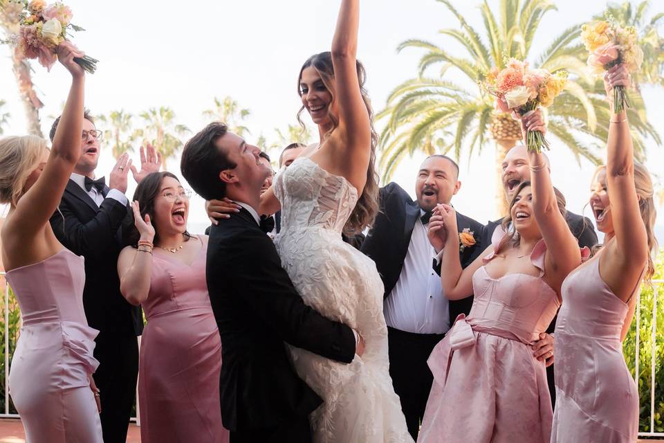 Bridesmaid bouquets