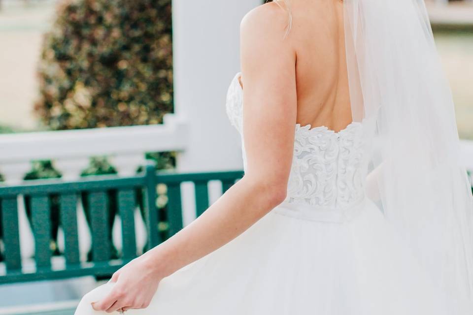 Beautiful wedding gown