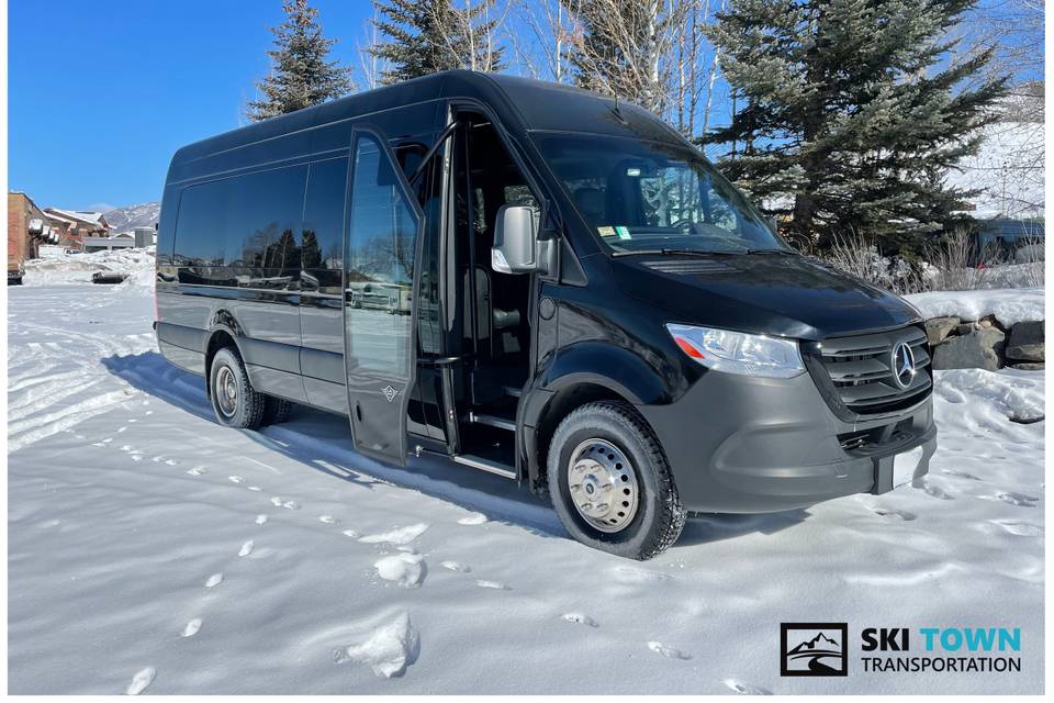 Executive Mercedes minibus for guests