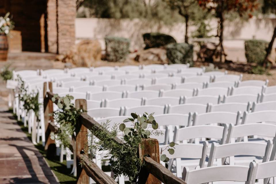 Barn Ceremony Aisle