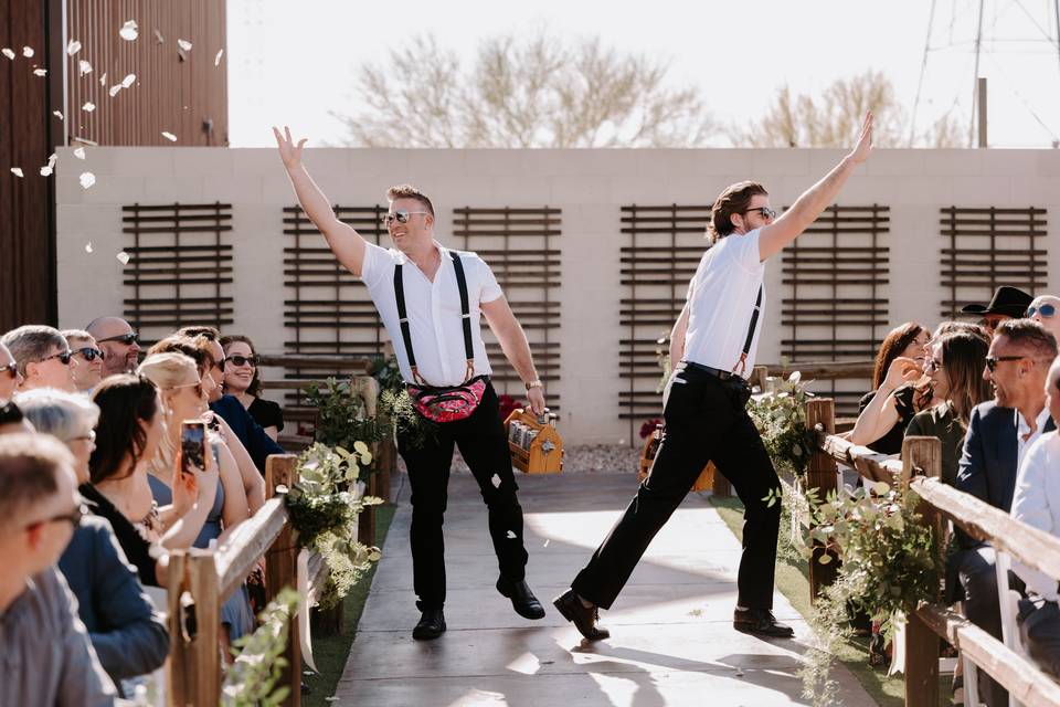 Barn Ceremony Aisle