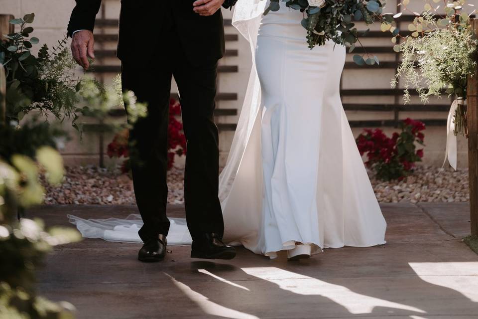 Barn Ceremony Aisle