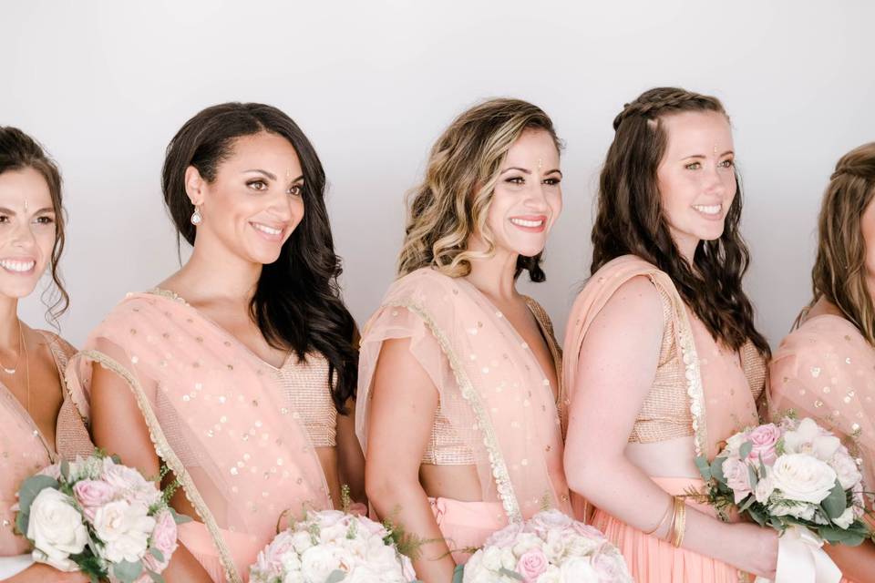 Stunning Bridal Party