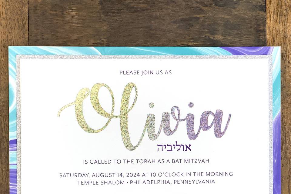 Olivia's Bat Mitzvah