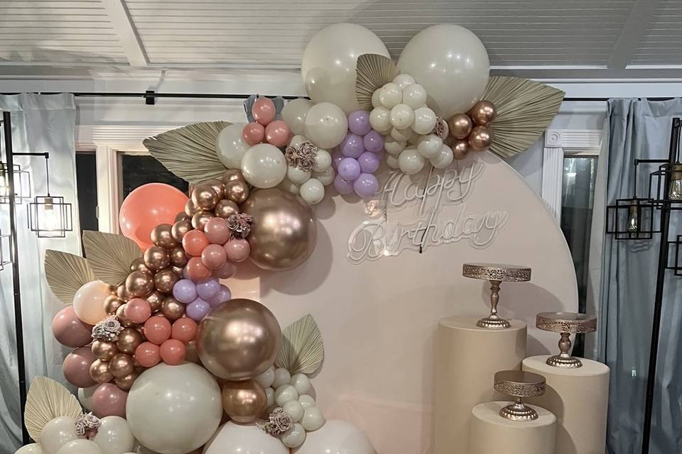 Boho Balloon Backdrop