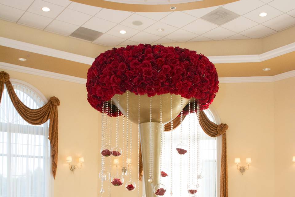 Escort card table in Vita room