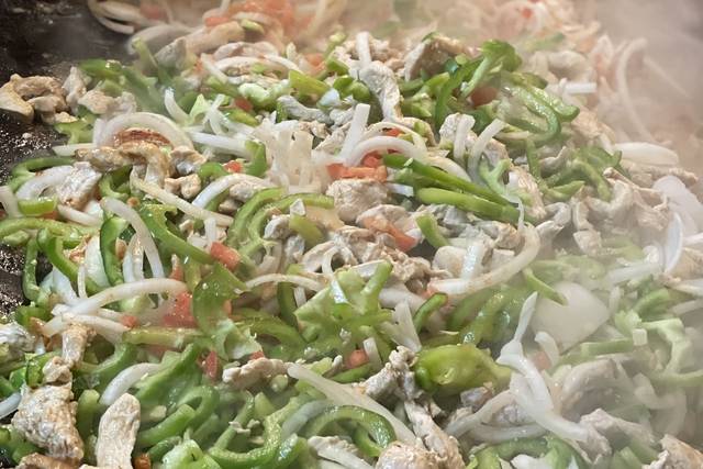 Delicious fajitas