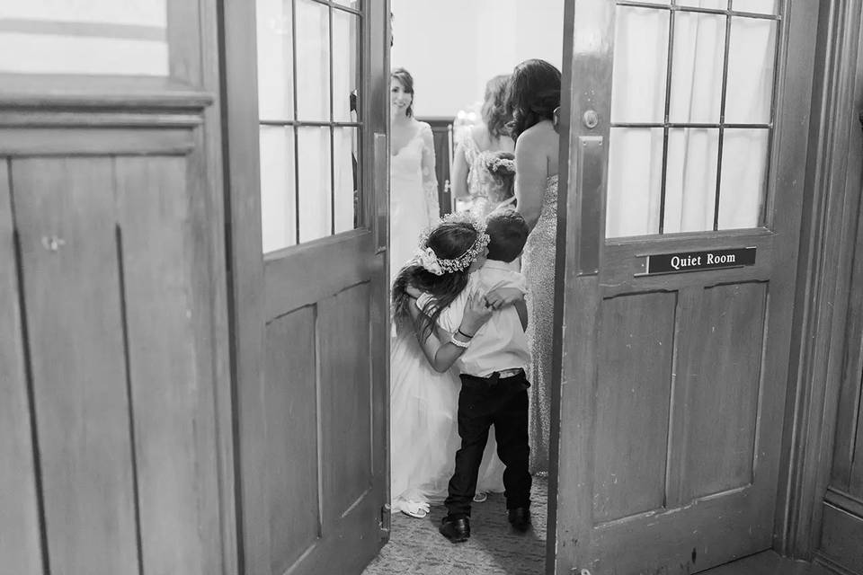 A Moment at a Church Wedding