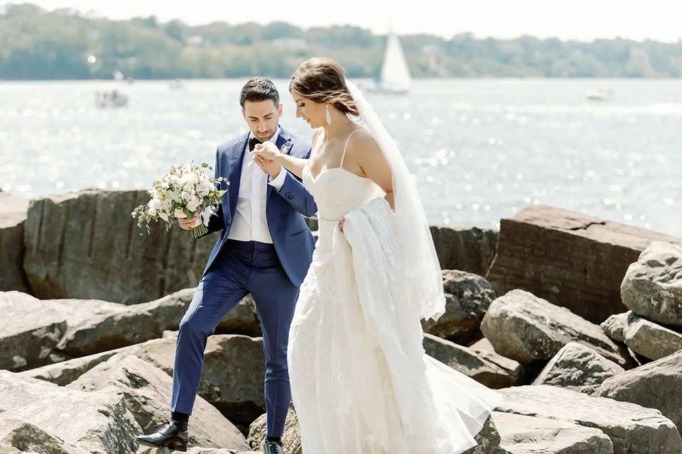 Couple at Lake Erie