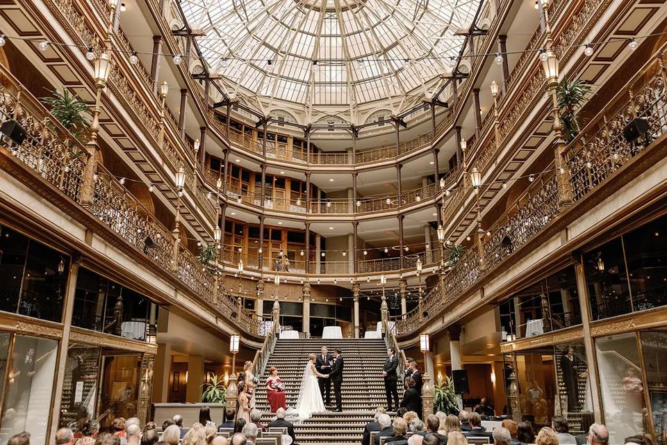 Wedding at the Arcade