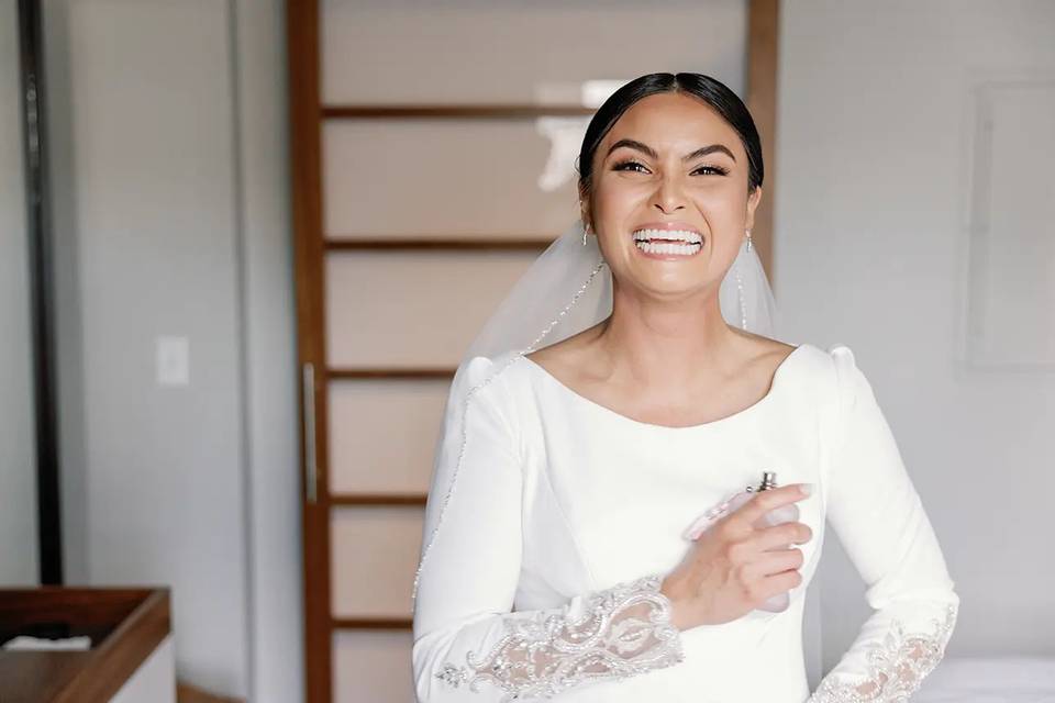 Bride Getting Ready