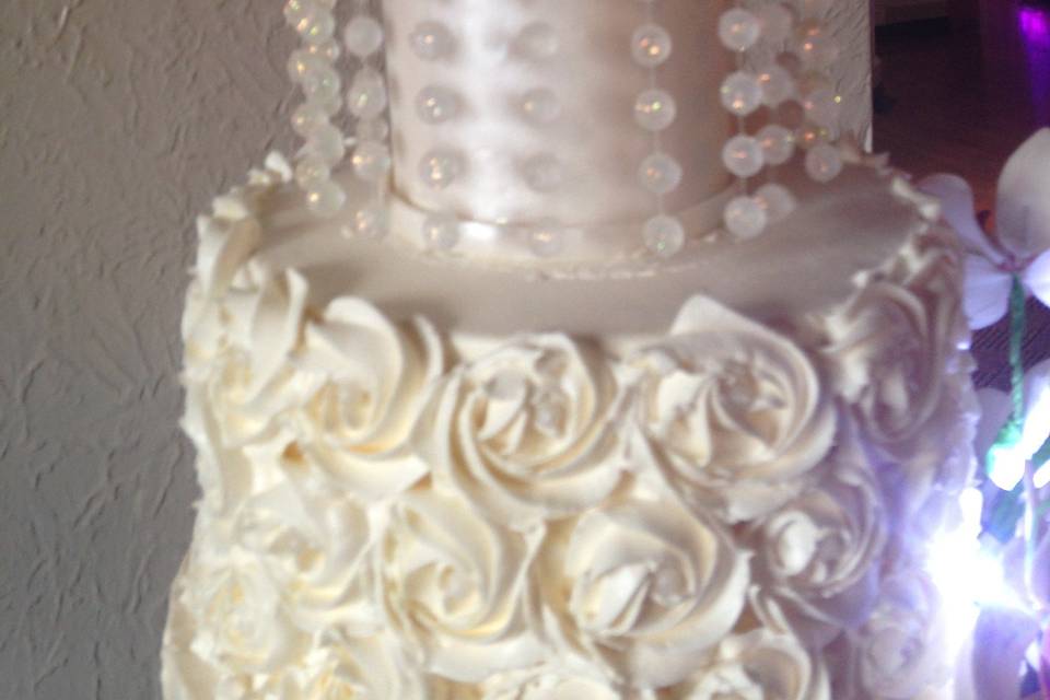 Chandelier sugar beads.