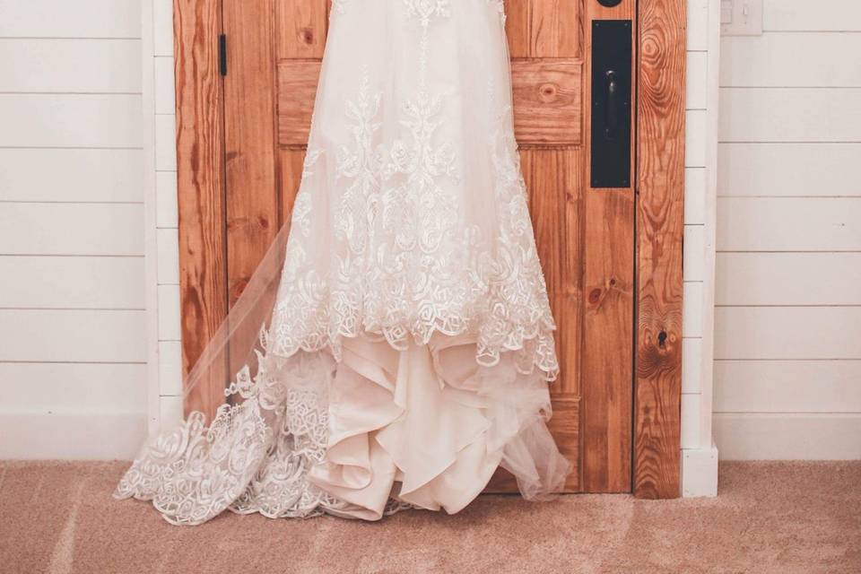 Bridal room door