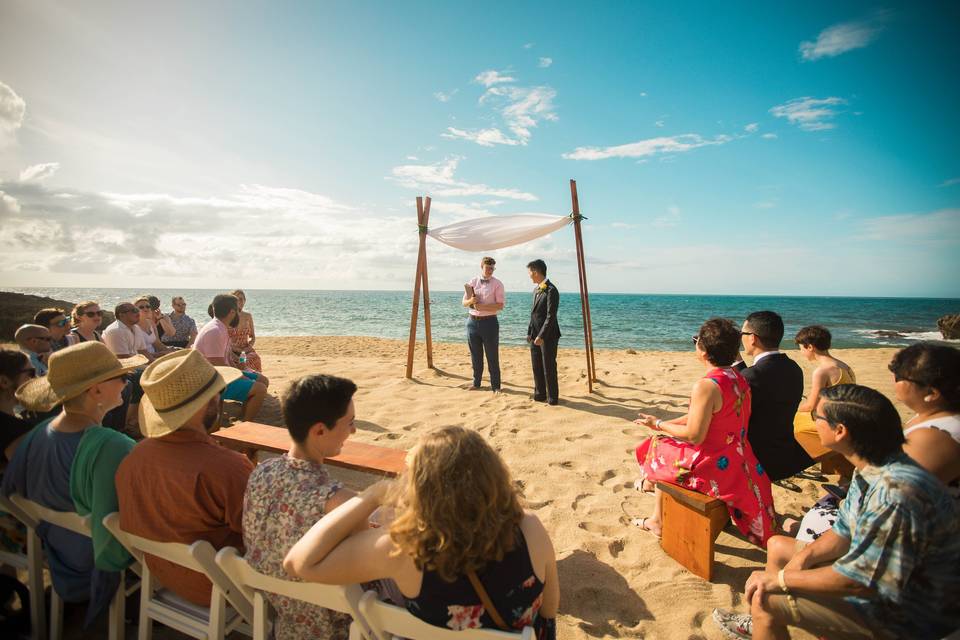 Beach wedding