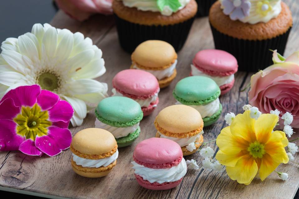 Spring macarons