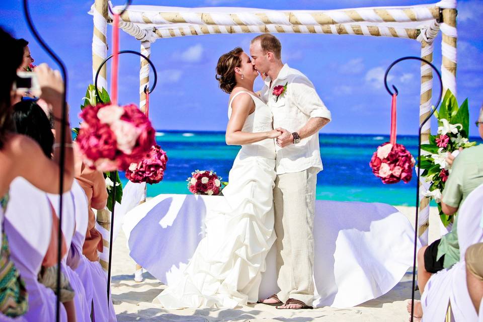 Beach gazebo