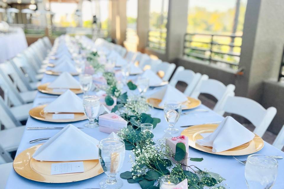 Welcome Dinner on the Terrace