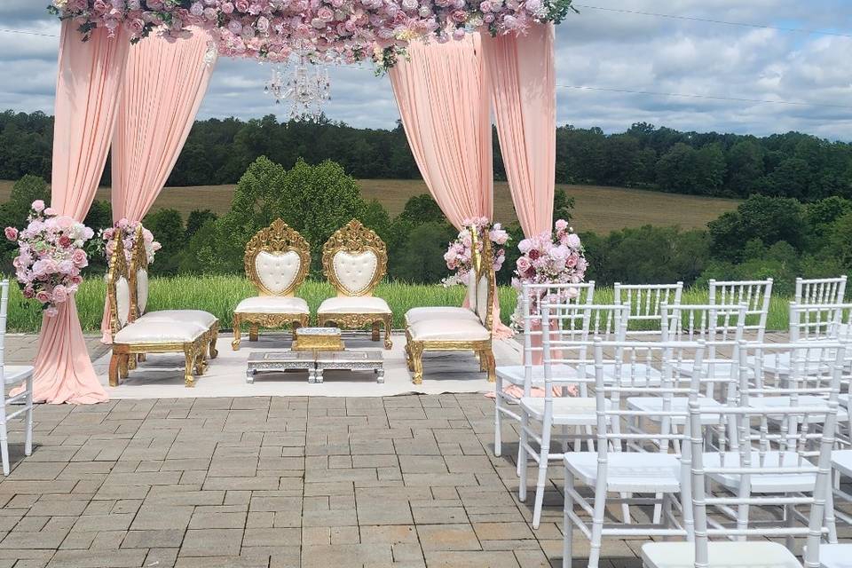 Outdoor wedding