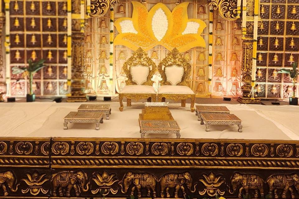 Open mandap/wedding