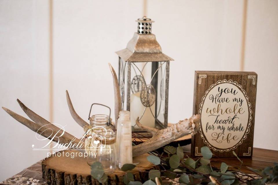 Lantern centerpiece