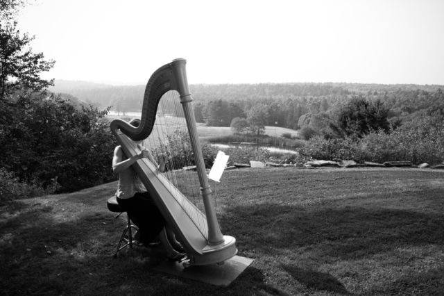 Danielle and her harp