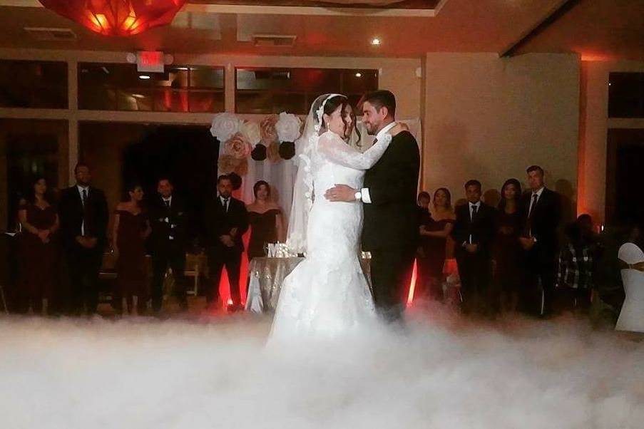 Couple dancing