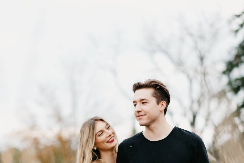 Couples smiling and adventuring