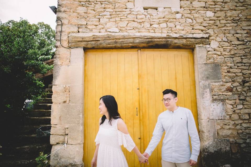 Provence countryside engagement