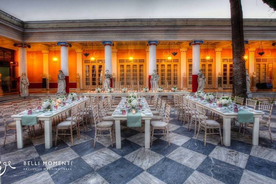 Wedding in Achillion Palace in Corfu