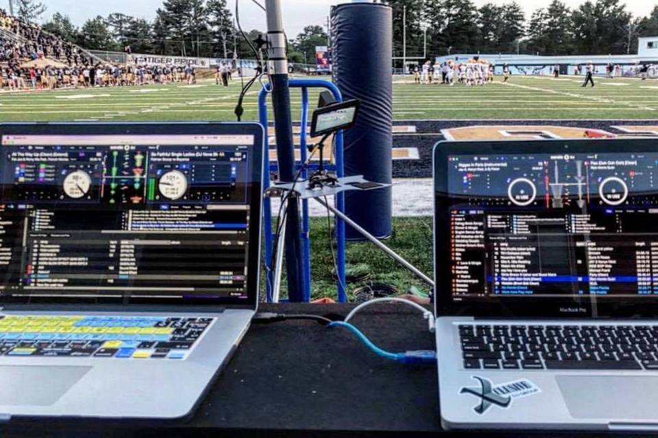 DJ setup
