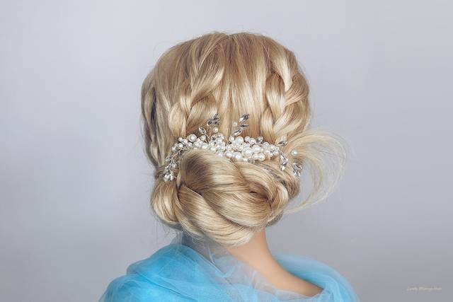 A Wedding Braided Bun