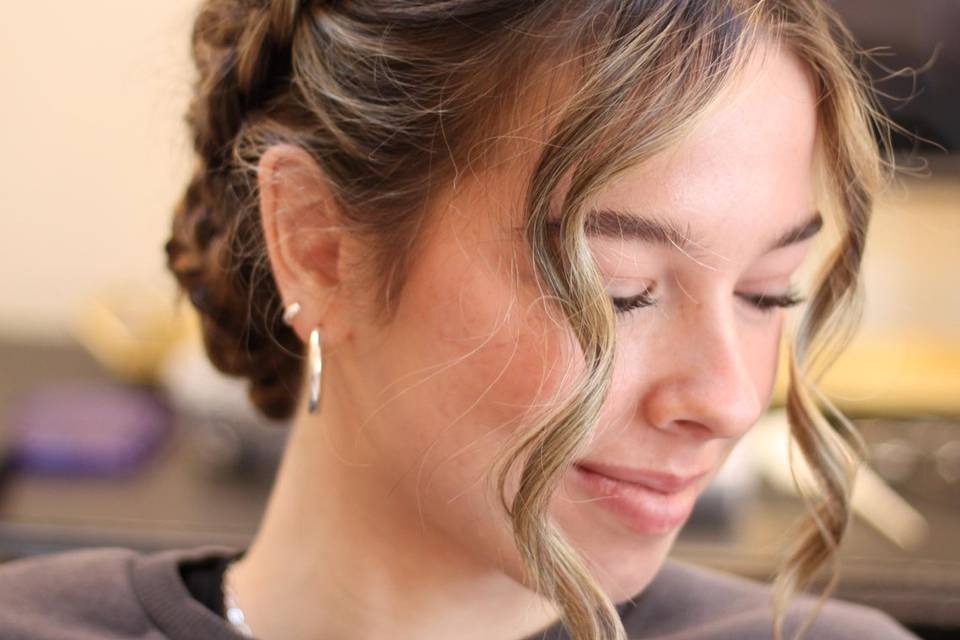 Braided updo