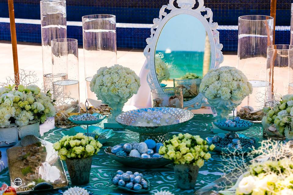 Amazing persian table wedding