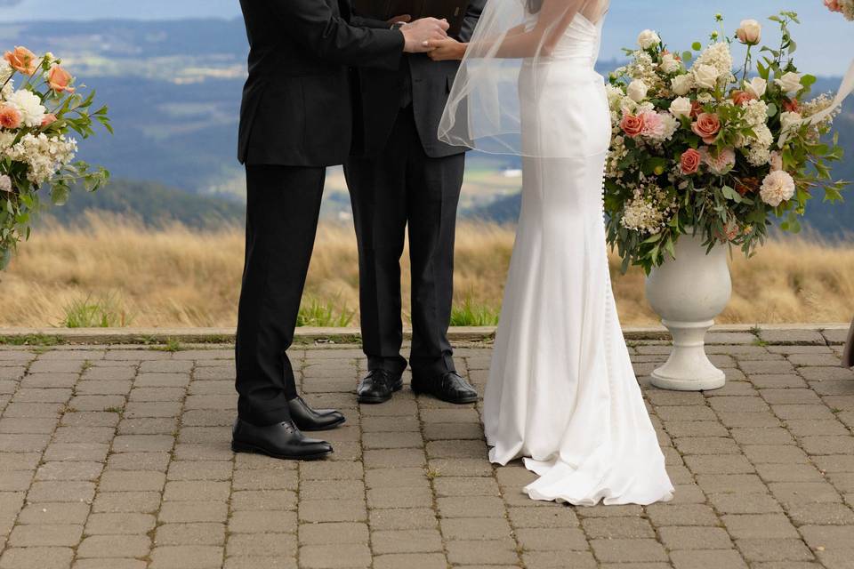 Schweitzer mountain wedding