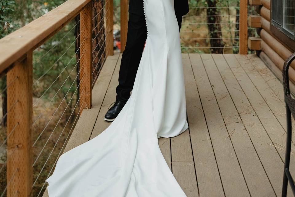 Cabin wedding