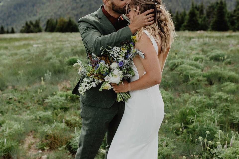 Mountain elopement