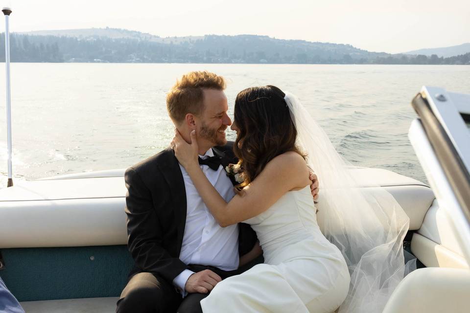 Zephyr Lodge lake wedding