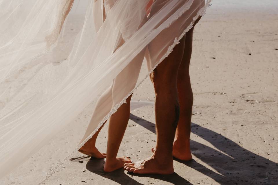 Beach ceremony in San Diego